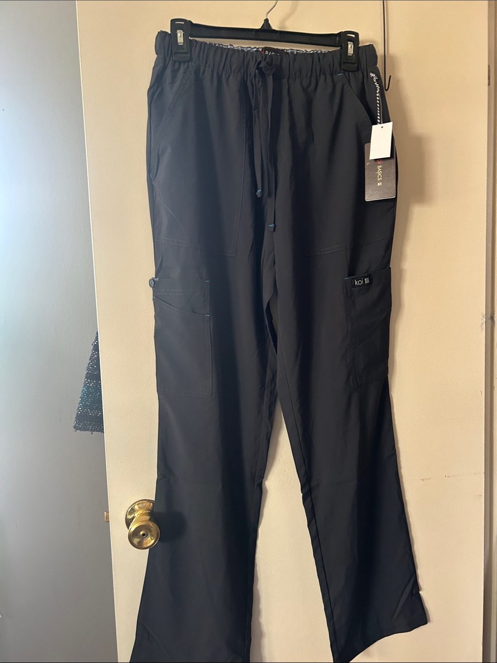 Koi basic dark grey Drawstring scrub  Pants